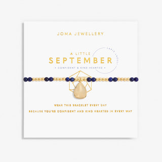 Joma Jewellery 6140 Birthstone September Adventurine Gold Bracelet