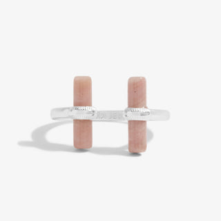 Joma Jewellery 6305 Rhodonochristite Silver Bar Ring