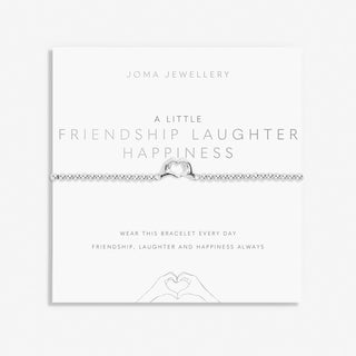 Joma Jewellery 7019 A Little Friendship Laughter Happiness Bracelet