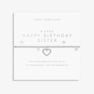 Joma Jewellery 7406 A Little Happy Birthday Sister Bracelet