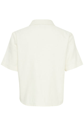 Ichi Lino Shirt with Tie Front