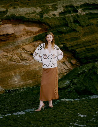 B Young Melpa V Neck Cardigan