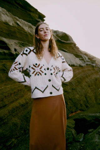 B Young Melpa V Neck Cardigan