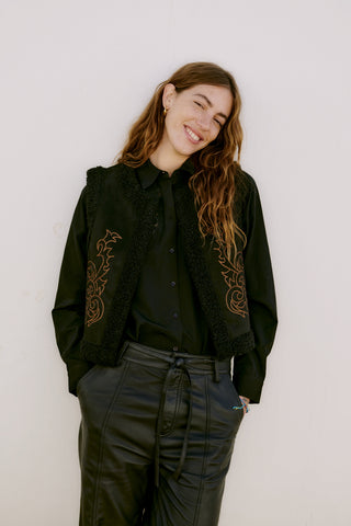B Young Billan Embroidered Waistcoat
