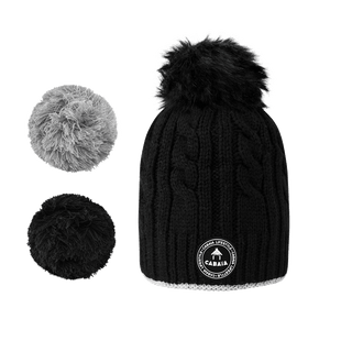 Cabaia Creamy Gin Interchangeable Bobble Hat in a Tin