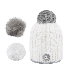 Cabaia Creamy Gin Interchangeable Bobble Hat in a Tin