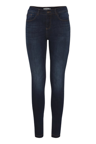 B Young Lola Luni Skinny Leg 30" Jeans in Dark Ink