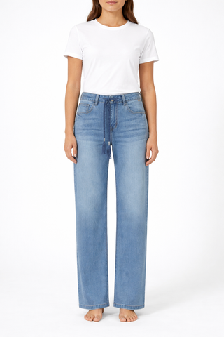Red Button Colette Jeans with Belt 31" Leg