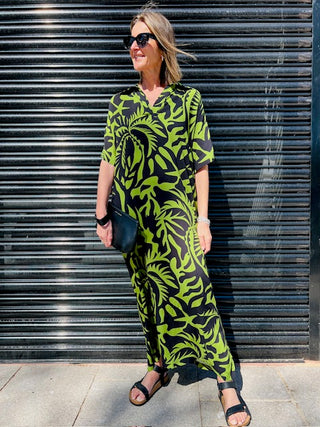 Dreams Mono Jungle Maxi Dress