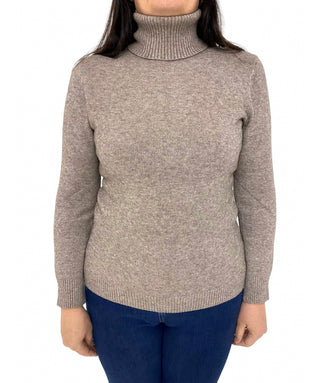 Dreams Soft Knitted Polo Neck Fitted Jumper
