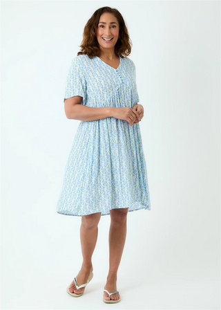 Dreams Knee Length Mottle Mini Floral Dress