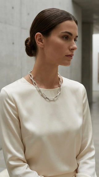 Envy large link necklace
