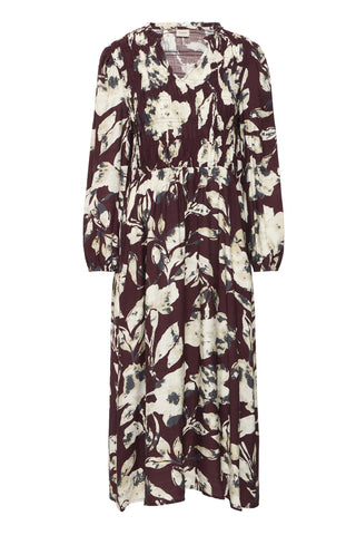 Fransa Ariana Long Sleeve Midi Dress