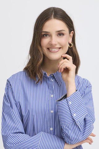 Fransa Fina Pinstripe Shirt