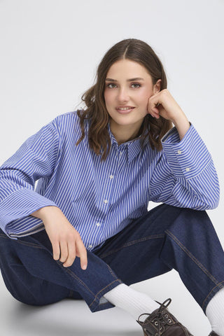 Fransa Fina Pinstripe Shirt