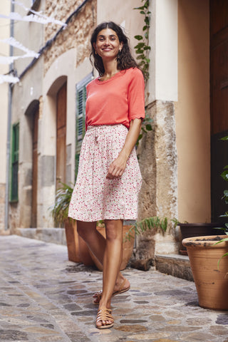 Fransa Heat Knee Length Skirt