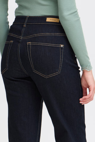 Fransa Lissi Hanna Slim Fit High Waist Straight Leg Jean