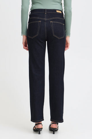 Fransa Lissi Hanna Slim Fit High Waist Straight Leg Jean