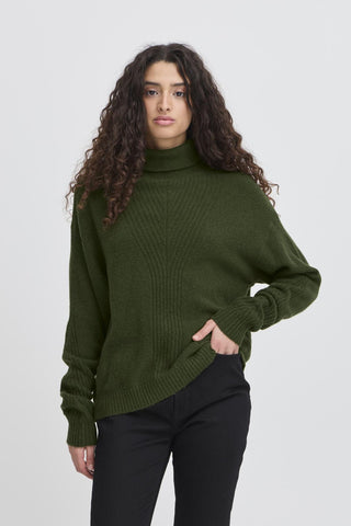 Ichi Dasila Roll Neck Jumper