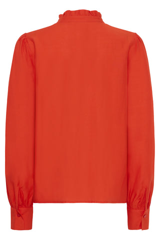 Ichi Karlani Ruffle Detail Shirt