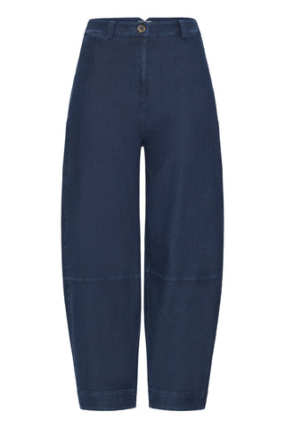Ichi Kate Barrel Leg Denim Trouser