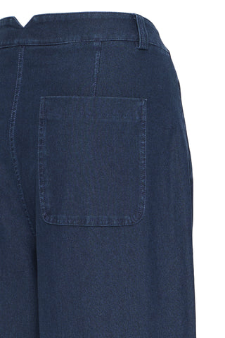 Ichi Kate Barrel Leg Denim Trouser