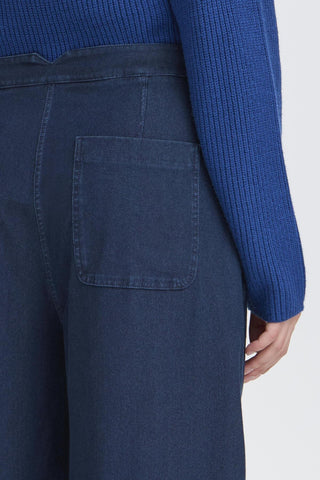 Ichi Kate Barrel Leg Denim Trouser