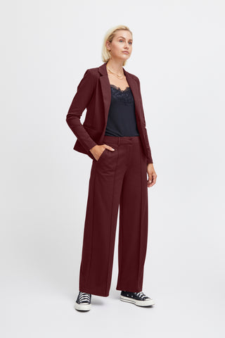 Ichi Kate Office Wide Pants in Port Royale
