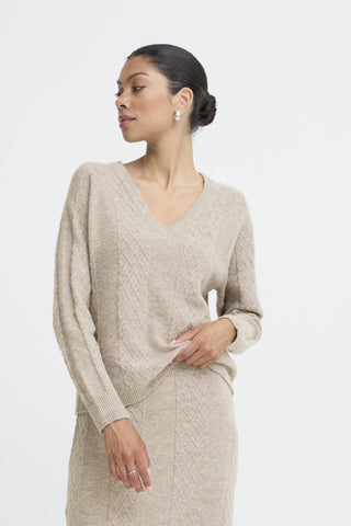 B Young Nikolina V Neck Jumper
