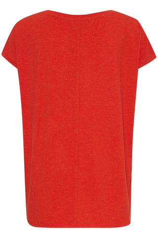 Ichi Rebel V Neck Short Sleeve Top