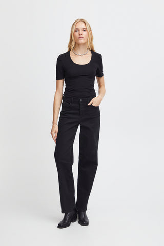 Ichi Twiggy 32" Straight Wide Leg Jeans
