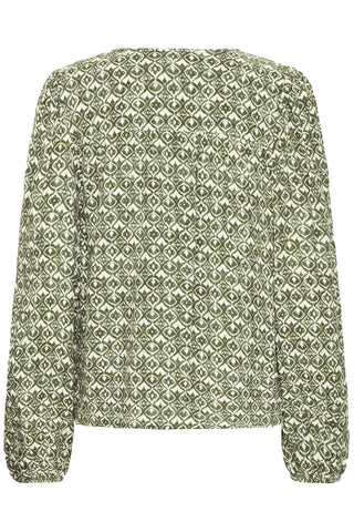 Ichi Vera V Neck Blouse