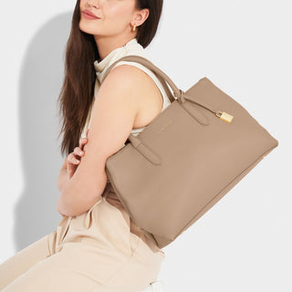 Katie Loxton Amelia Shoulder Bag in Soft Tan