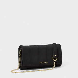 Katie Loxton Kayla Quilted Crossbody Bag in Black