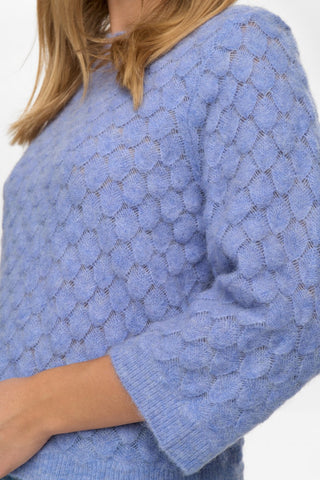 NÜMPH NURIETTE LEAF POINTELLE PULLOVER