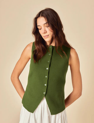 Nobody's Child Fine Gauge Knitted Waistcoat