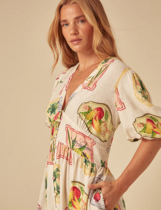 Nobody's Child Starlight SS Midi Dress