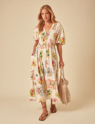 Nobody's Child Starlight SS Midi Dress