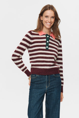 Numph Ciiara Riette Striped Jumper