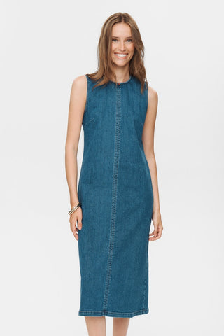 Numph Amber Sleeveless Denim Dress