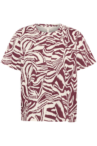 Part Two Nahid Animal Print Tee
