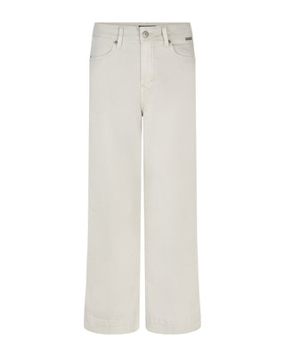 Conny Fancy Stitching Wide Leg Cropped Jeans