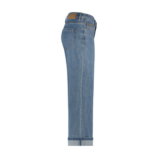 Red Button Conny Wide Leg Turn Up Jean