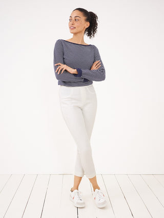 White Stuff Janey Cropped Jegging in Natural White