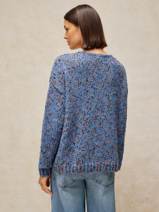 White Stuff Textured V Neck Jumper