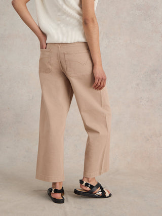 White Stuff Tia Wide Leg Crop Jean