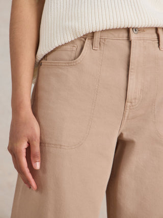 White Stuff Tia Wide Leg Crop Jean