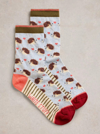 White Stuff Hedgehog Ankle Sock