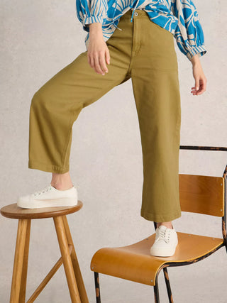 White Stuff Tia Wide Leg Crop Jean