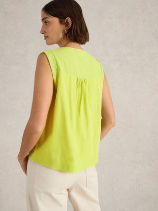 White Stuff Isla Mix Sleeveless Top
